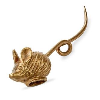Tag Antique Brass Iron Mouse Candle Snuffer Candle Accessory 6.5 x 4 x 1.5 in in Gold at Nordstrom