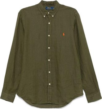Ralph Lauren Olive Cotton Shirt