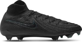 Nike Mens Phantom Luna II Elite FG - Soccer Shoes Black/Black/Deep Jungle Size 10.5