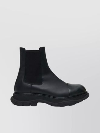 Alexander McQueen leather chelsea boots