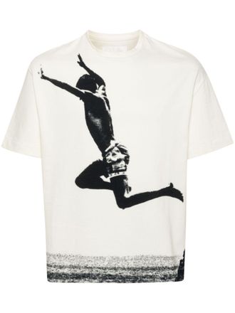 Jil Sander printed T-shirt - men - Cotton - M - Neutrals