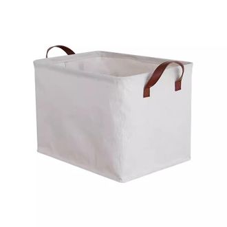 OEM 2 Cestas De Almacenamiento Para Ropa Y Juguetes, De Algod&oacute;n Y Lino, Para El Hogar, Para Guardarropa