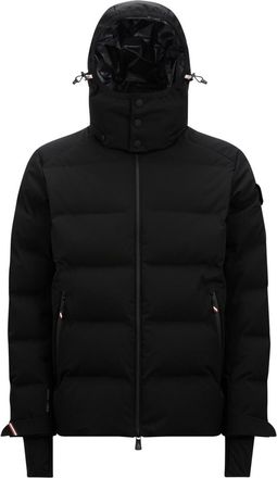 Moncler Black Embroidered Logo Jacket