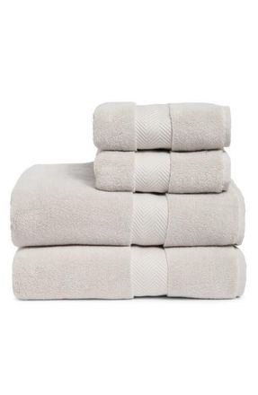 Nordstrom Organic Hydrocotton 4-Piece Bath Essentials Set $116 Value in Grey Vapor at Nordstrom, Size 4 Piece Set