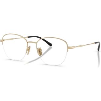 Vogue Eyewear 53mm Irregular optical glasses in Gold at Nordstrom