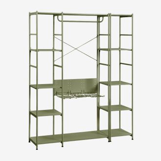 Sklum Armario Modular Abierto De 2 Piezas Con Estanter&iacute;a En Hierro Elviah Sklum