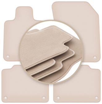 OEM Alfombrillas Premium Beige Para: Volvo S90 Ii Sed&aacute;n 2016
