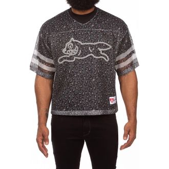 Icecream Eskimo Oversize Short Sleeve Mesh V-Neck Jersey in Black at Nordstrom, Size Xx-Large