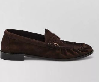 Saint Laurent suede loafers
