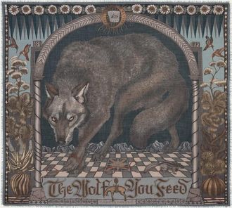 Sabina Savage The Wolf You Feed Cashmere Scarf