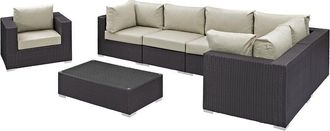 ModWay Convene 7-Piece Outdoor Patio Sectional Set