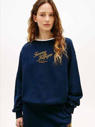 Tommy Hilfiger Sudadera con cuello barco y logo