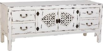 Wanderlust Deco Mueble bajo de madera lacado 120 x 40 x 50h cm