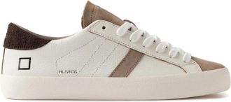 D.A.T.E. Hill Low Vintage - Heren - Sneakers - Wit - 41 EU - Schoenen