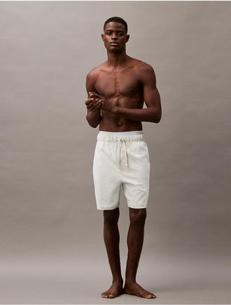 Calvin Klein Mens Flex Lounge Sleep Shorts - Grey - XL