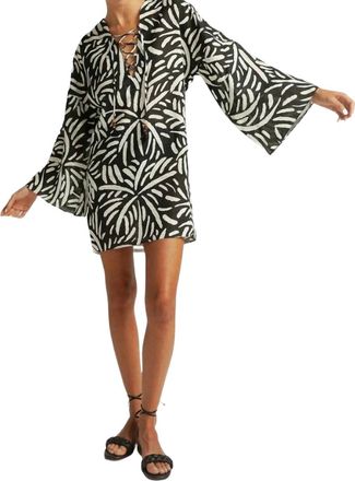 Cala de la Cruz Turin Dress In Palm Abw