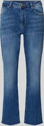 Raffaello Rossi Raffaello Rossi Flared Jeans mit Fransen Modell VIC in Dunkelblau, Gr&ouml;&szlig;e 32