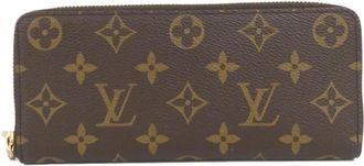 Louis Vuitton Marron Rose Ballerine Coated Canvas Long Wallet (Bi-Fold) (Pre-Owned)