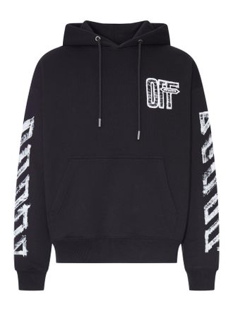 Off-white HOODIE WITH ARROW SKETCH PRINT - Off-white - Man