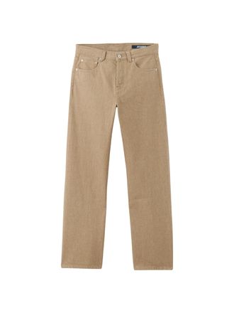 Jacquemus Beige Straight Fit Cotton Jeans