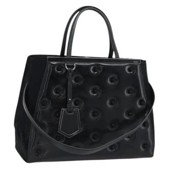 Fendi Pre-owned Patent Leather Hand Bag - Dames - Pre-owned - Zwart - Maat: ONE Size Leer