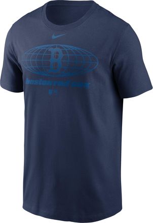 Nike Boston Red Sox Tonal Club Nike Mens MLB T-Shirt in Blue | N19944BBQ-8T9