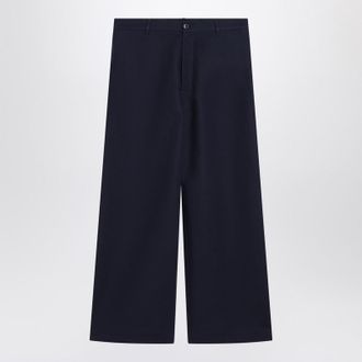 Acne Studios Navy Satin Trousers