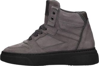 Wysh Lewis Hoge Sneakers Grijs - Heren - Veterlaarzen - Grijs - 40 EU - Schoenen