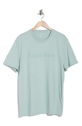 Calvin Klein Standard Logo Cotton Crewneck T-Shirt in Blue Green Surf at Nordstrom Rack, Size Xx-Large
