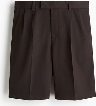 H&M Bermudashorts aus Twill Relaxed Fit - Brown