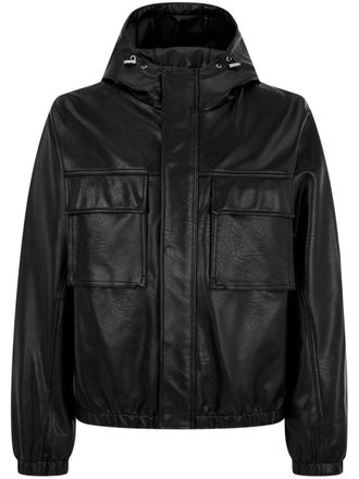 TOMBOY Jack van imitatieleer - Zwart