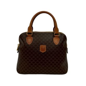 Celine Brown Leather Pvc Handbag Tote Bag (Pre-Owned)