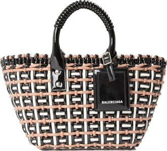 Balenciaga Bistro Basket Braided Tote Bag - Dames - Shoppers - Veelkleurig - ONE Size - Tassen
