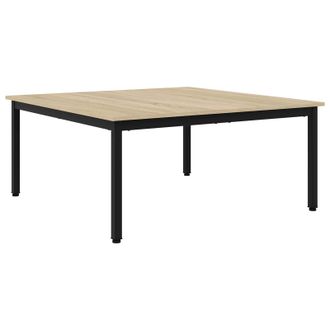 vidaXL Mesa De Caf&eacute; Sonoma 100 X 100 X 45 Cm Madera De Ingenier&iacute;a Vidaxl