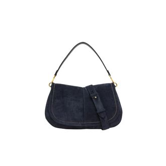 Gianni Chiarini Dames, Tassen, Blauw, Maat: ONE Size Leer