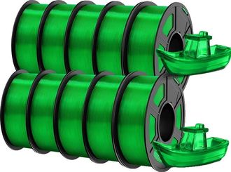 OEM Filamento Para Impresoras 3d Petg 10tp Verde, Ecol&oacute;gico Y De Alta Resistencia