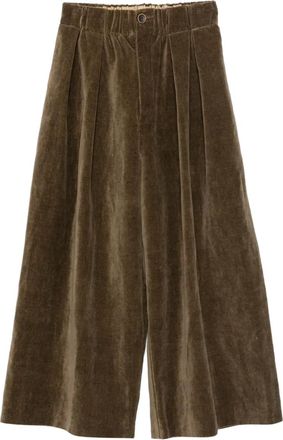 Uma Wang Cropped broek - UW240 MUSTARD