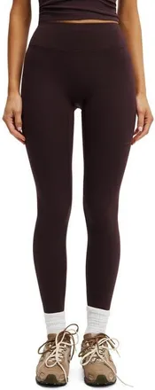 Cotton On Womens Active Ultra Soft Contour Full Length Tight in Italian Plum at Nordstrom, Size X-Large