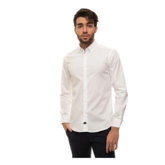 Fay Casual Overhemd - Heren - Casual Overhemden - Wit - XS - Katoen - Overhemden