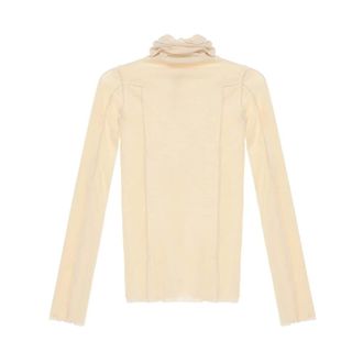 BASERANGE Dames, Truien, Beige, Maat: XS Katoen