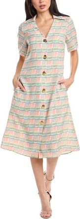 St. John Plaid Dress