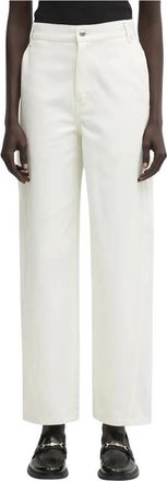 Maison Kitsun&eacute; Tapered Jeans - Dames - Regular Fit Jeans - Beige - W26 - Katoen - Jeans