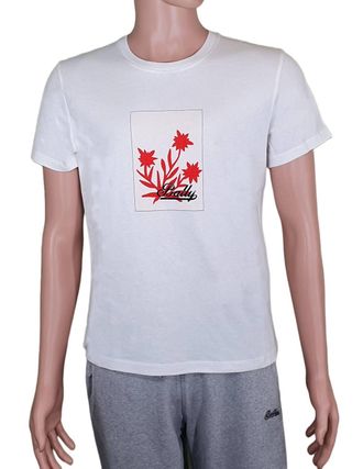 Bally Unisex Short Sleeve Logo T-Shirt In White
