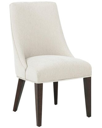 Manhattan Comfort Set Of 2 Beever Chenille Dining Chairs With Rubberwood Legs