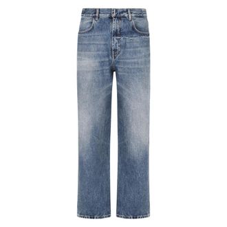 Givenchy Straight Jeans, male, Blue, Size: W32 Straight Leg Jeans