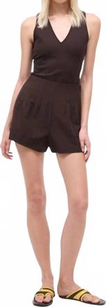 Staud Magpie Shorts In Earth