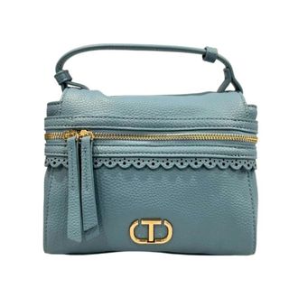 Twinset Mini Handtas - Dames - Tassen - Blauw - Maat: ONE Size