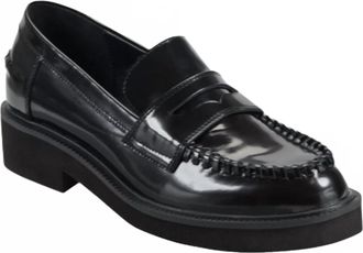 Marc Fisher Womens Dagman Loafer In Black
