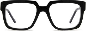Kuboraum square glasses - men - Acetate - One Size - Black