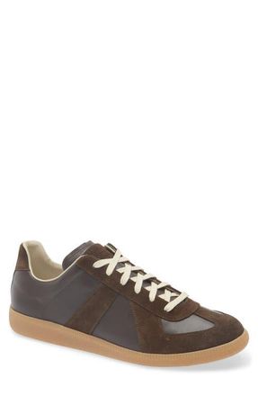 Maison Margiela Replica Low Top Sneaker in Turkish Coffee at Nordstrom, Size 7Us